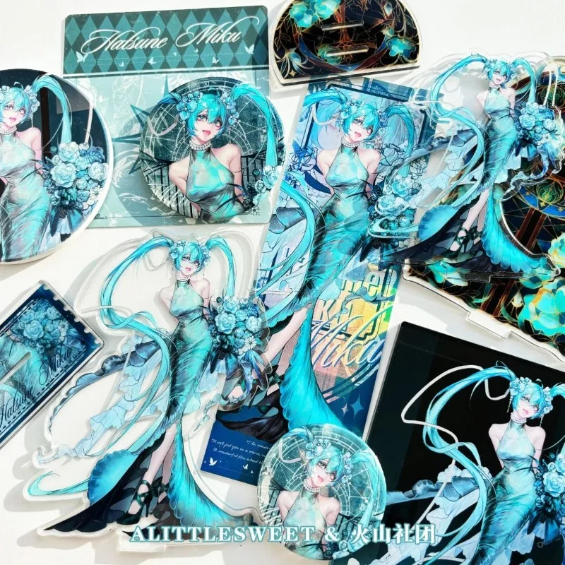 

New Hatsune Mikuo Acrylic Stand Figure Badge Virtual Idol Anime Peripherals Fashion Delicate Personality Desktop Ornament Gifts
