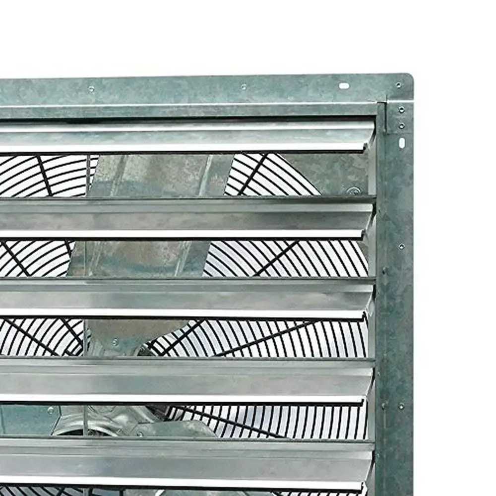 30" Ventilatore di scarico per otturatore a parete Casa Soffitta Capannone Garage Ventilazione Pala 5088 CFM Resistente agli agenti atmosferici Potente e