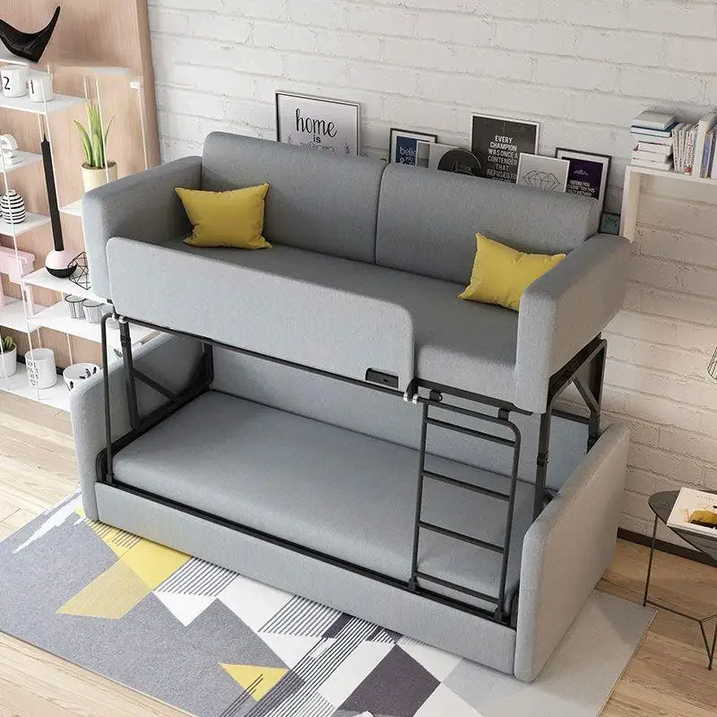 Simple double folding sofa bed single leisure living room sofa bed tri-fold bed Internet celebrity bunk sofa