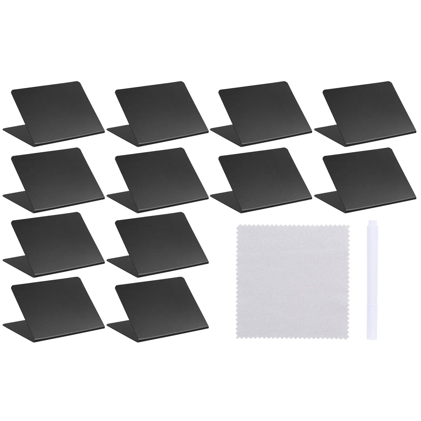 مجموعة واحدة من علامات السبورة الصغيرة على شكل حرف V عرض قابل للمسح لمستلزمات تقديم الطعام وعلامات الطعام ولوحة رسائل البوفيه ومستلزمات التدريس #5