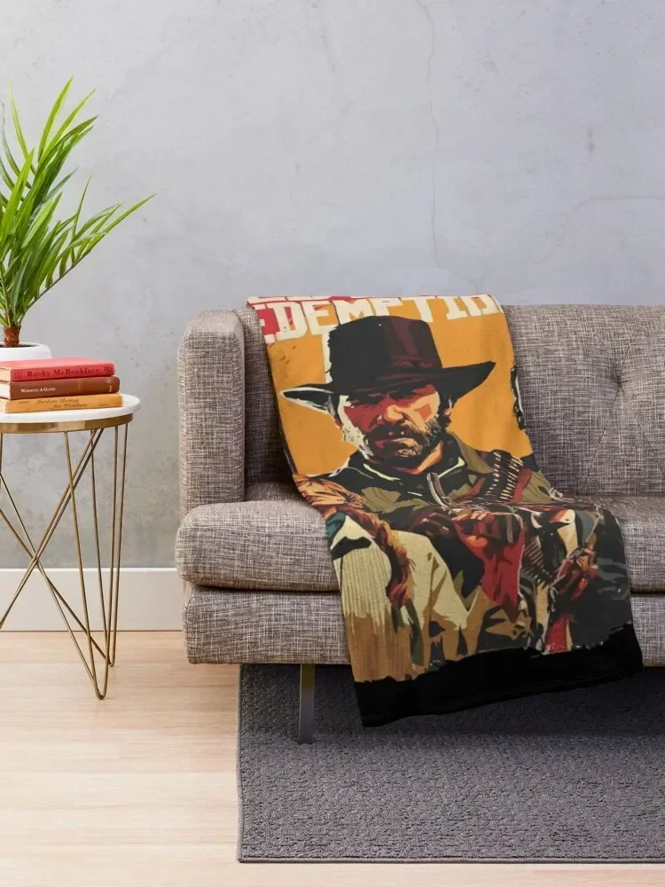 red dead redemption Throw Blanket Personalized Gift Baby Sofa Quilt Blankets