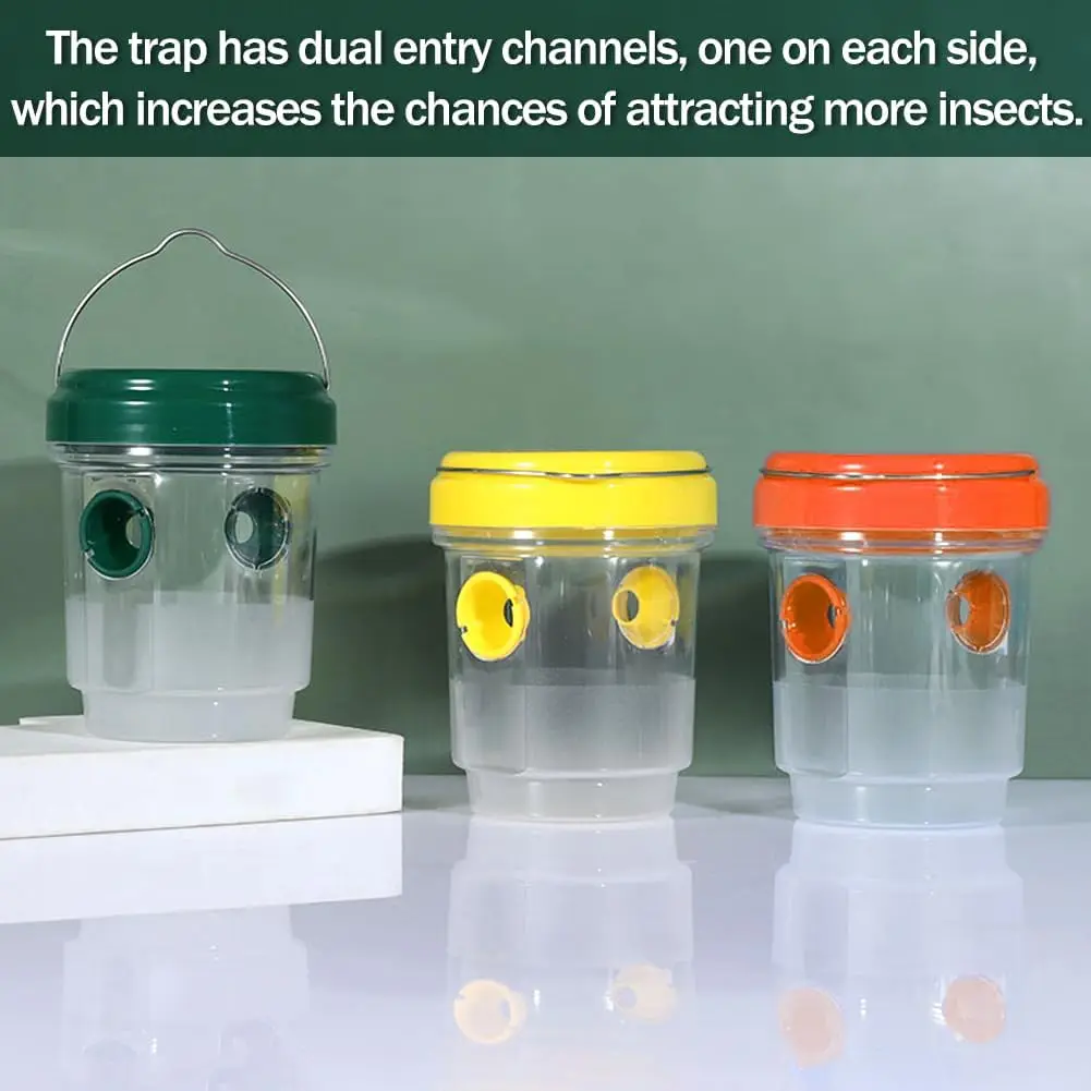 Insect Wasp Trap Asian Hornet Trap Removable and Reusable Wasp Catcher Fruit Fly Trap Moth Trap Fly Trap Tools