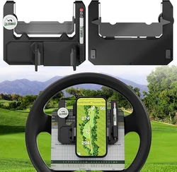 Soporte Universal para teléfono con pieza de carrito de Golf, soporte para teléfono con volante para carrito de Golf EZGO Yamaha Clubcar y todos los carros de Golf
