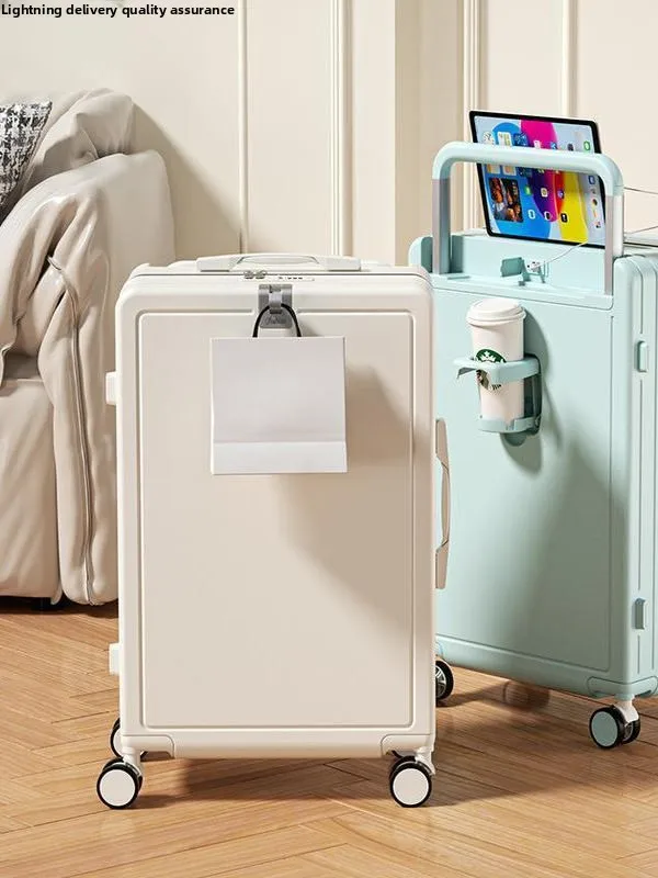 

Women's Wide Balance Wide Pull Rod 20 Inch Boarding Box Multi-Function Pull Suitcase Lage Small Silent Wheel Universal Wheel