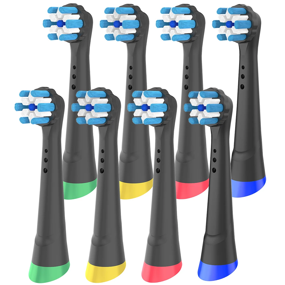 4 8 12-pack tandenborstelkop, compatibel met Oral B iO 2/3/4/5/6/7/8/9/10-serie elektrische tandenborstel vervangende opzetborstels