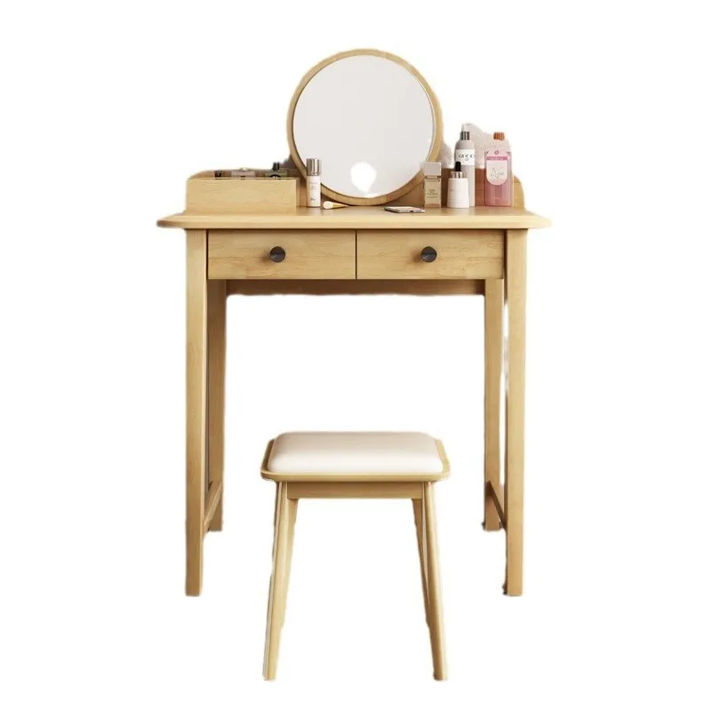 

Dresser bedroom simple modern solid wood 2024 new master bedroom makeup table small computer table integrated small household