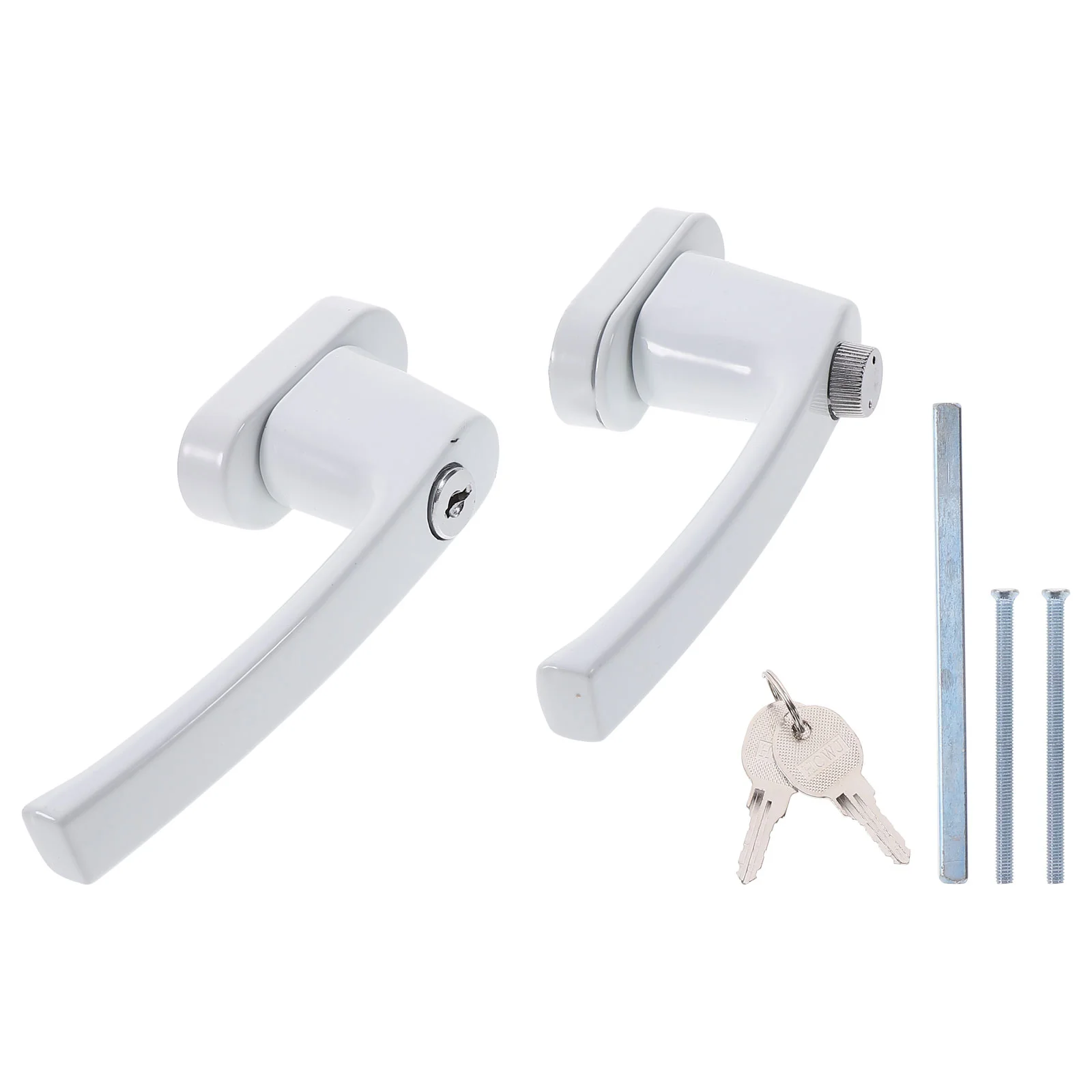 

Two-end Lever Lock Solid Thickened Crank Handle with Keys for Door Window Door handle Window Handle security lock