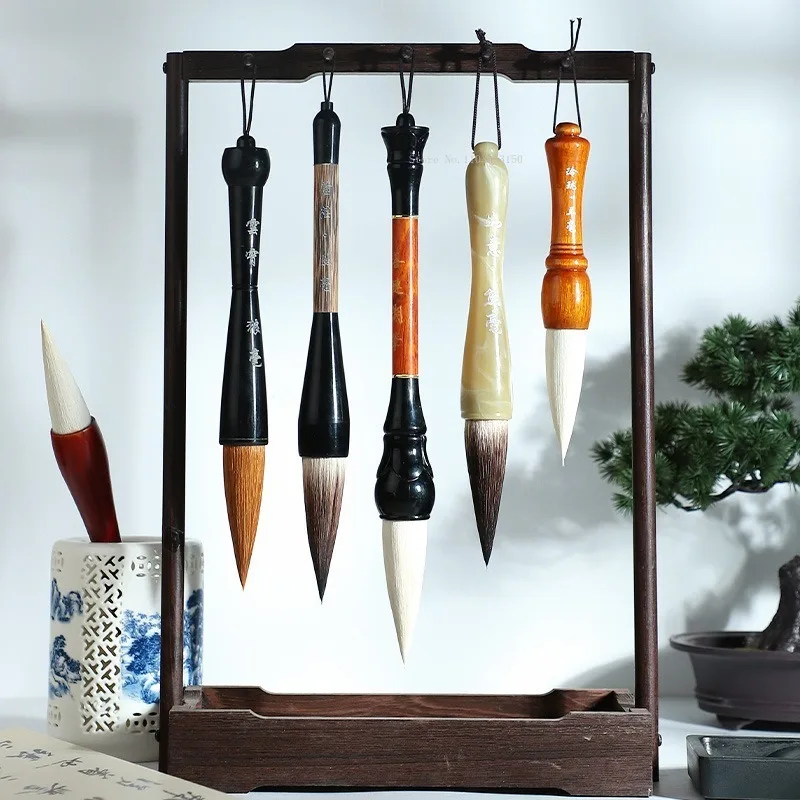 Calligraphy Brushes  Large Size Wolf or Wool Hair Head Chinese Painting Brush Beginners' Calligraphy Painting Writing Supplies