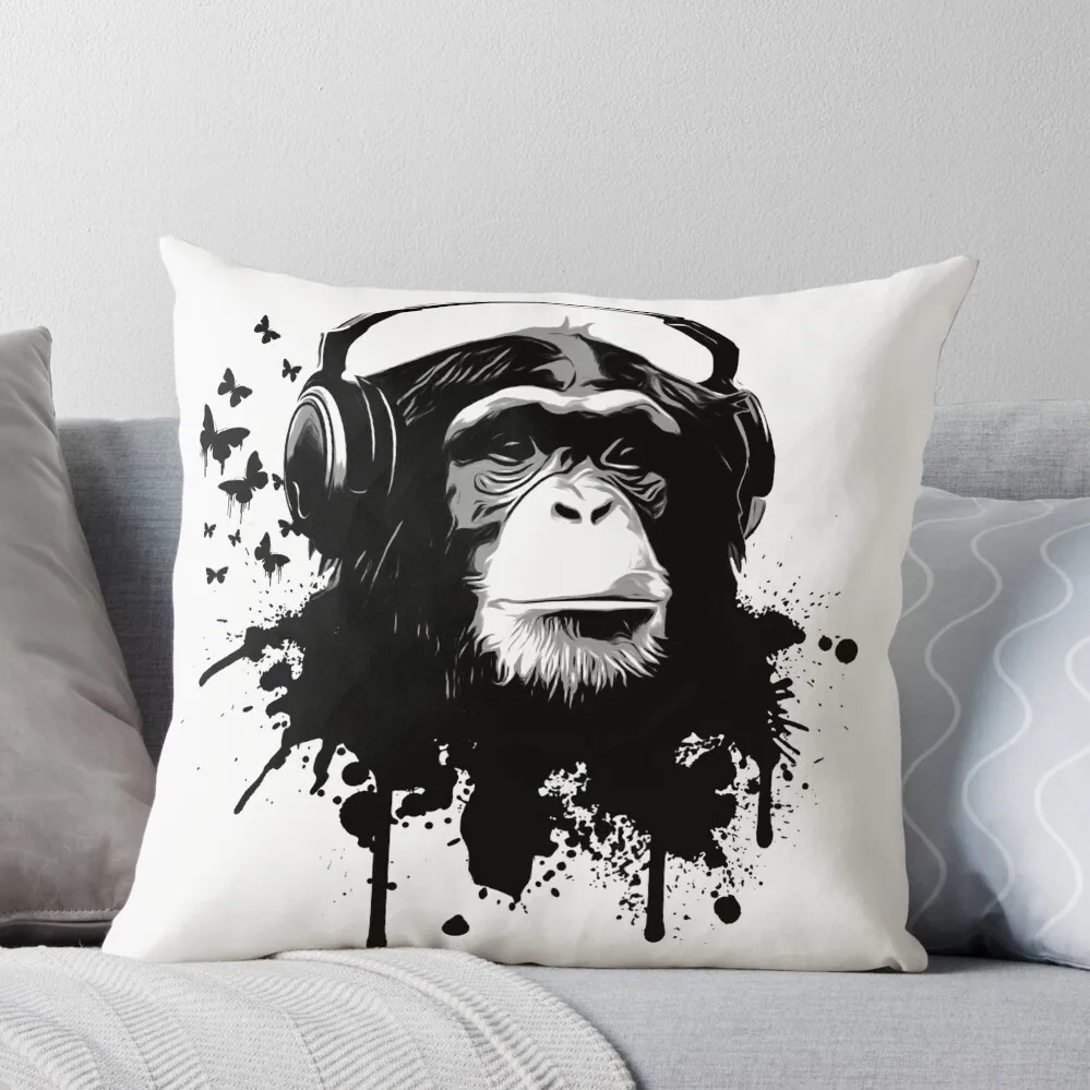 

Monkey Business Throw Pillow Sofa Cover Decorative Cushions For Luxury Sofa