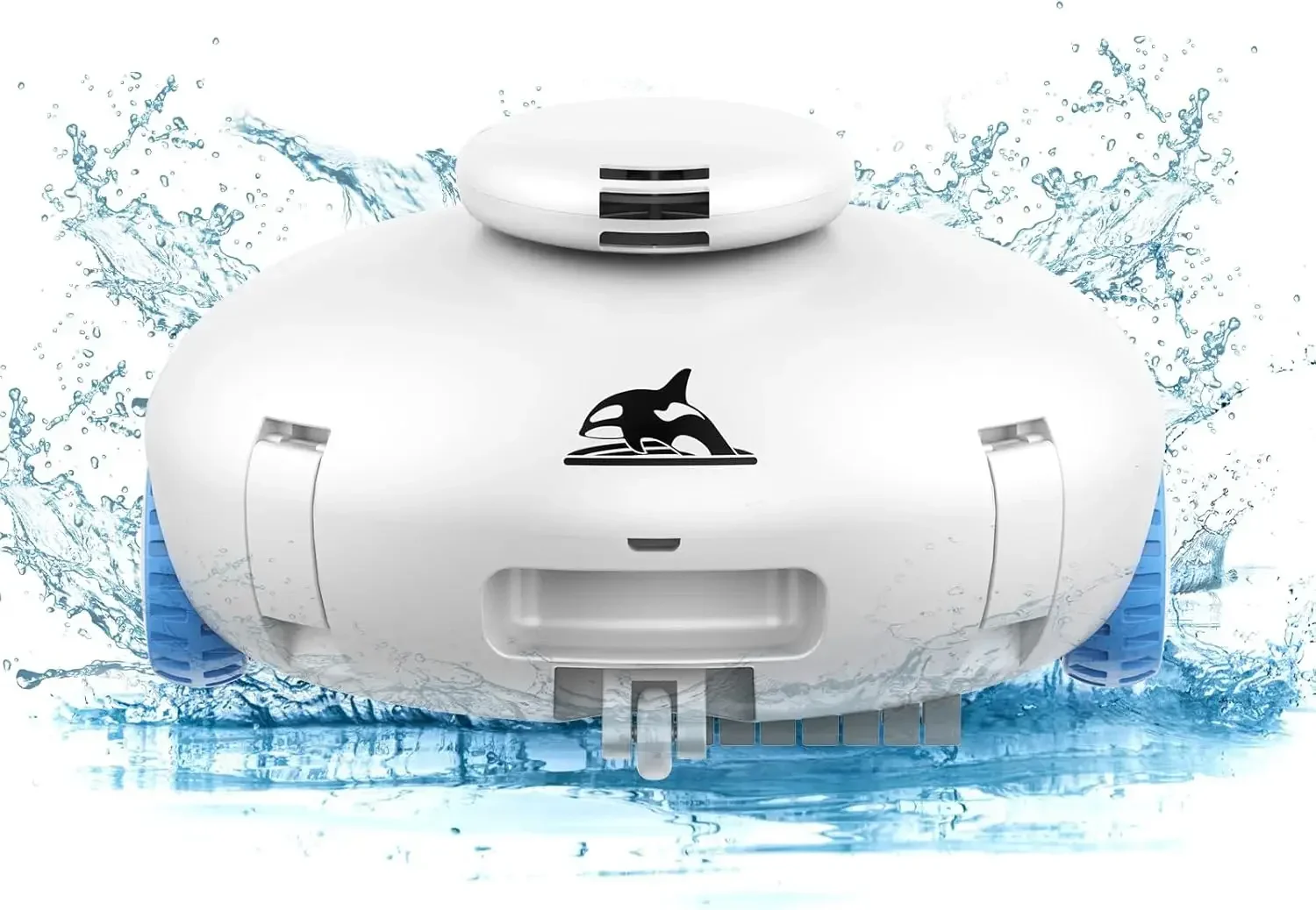 

Cordless Robotic Pool Vacuum Pool Cleaner for Above Ground/In-ground Pools 7500mAh Battery Lasts 140 Mins