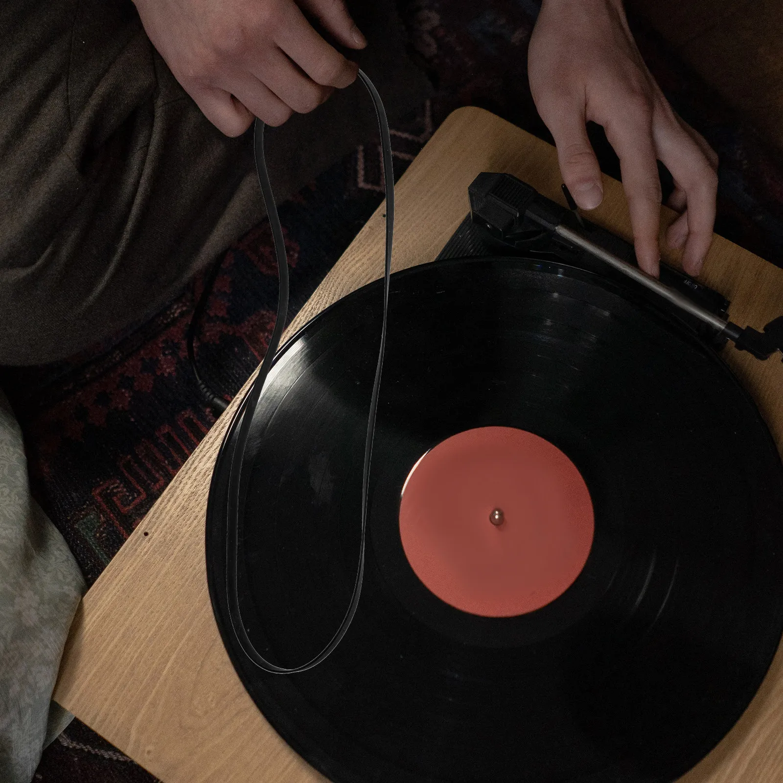 

Резиновый ремень для проигрывателя винила, высокопроизводительный сменный ремень для проигрывателей пластинок, магнитофонов и кассетных магнитофонов, аксессуар