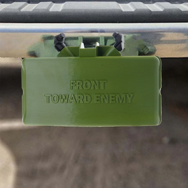 Easy Install 3D Printed Trailer Tow Cover Weatherproof Funny Truck Accessory