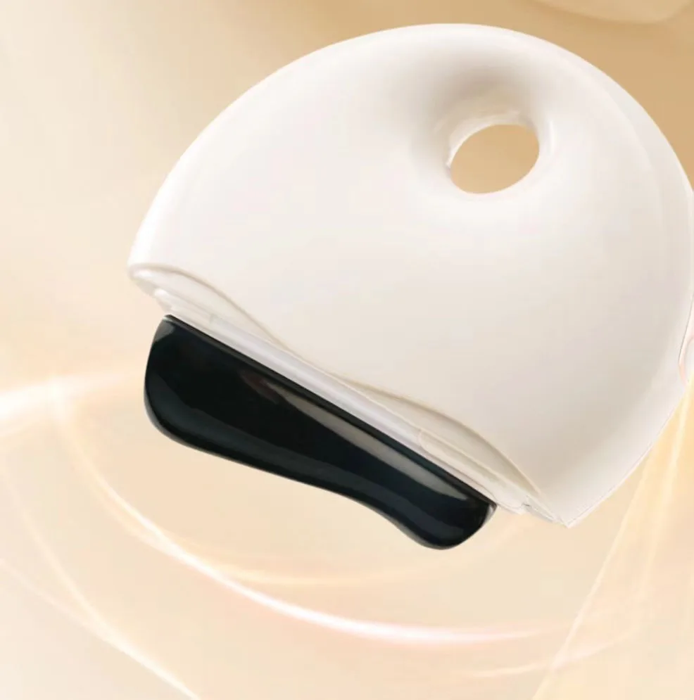 스마트 라이브러리 2024 핫 제품 개인용 가정용 전기 괄사 보드 휴대용 EMS LED 라이트 얼굴 목 전기 마사지기