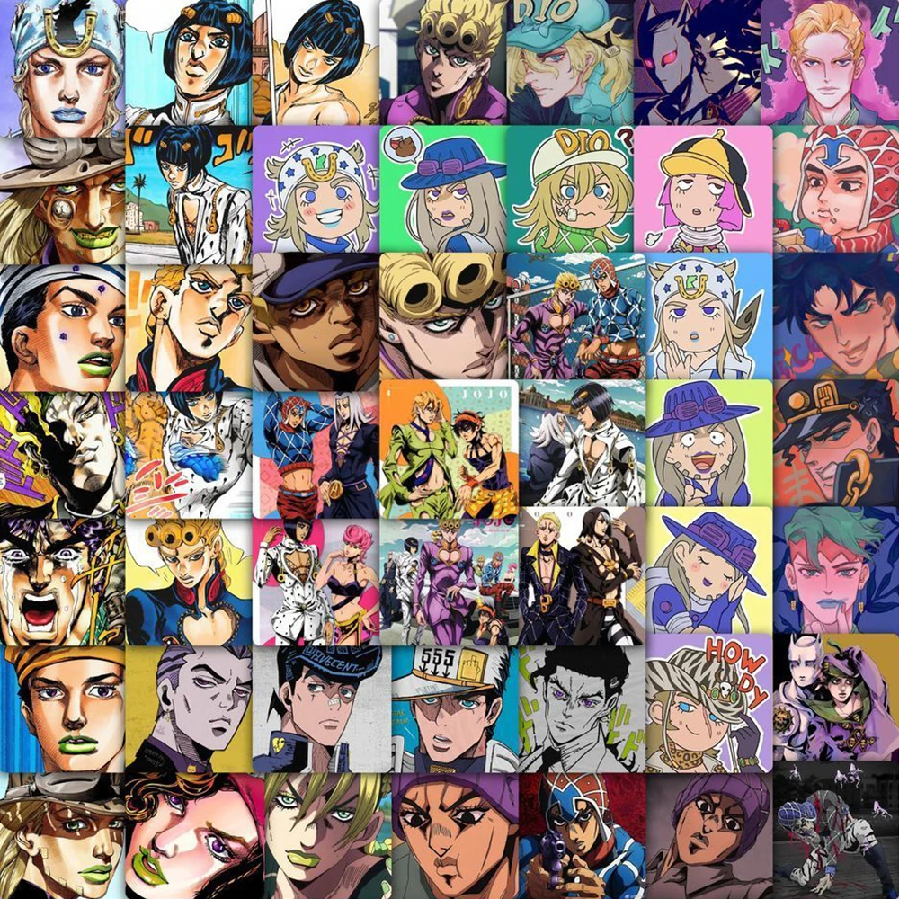 

10/30/59pcs Aesthetics Jojo's Bizarre Adventure Stickers Jonathan Joestar Bruno Buccellati Giorno Giovanna Anime Sticker Decal