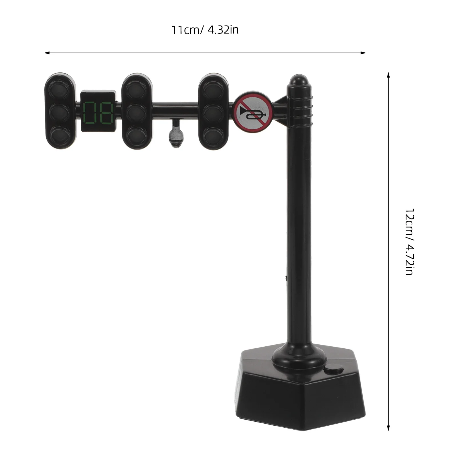 ไฟจราจรจำลองเสียงและแสงสมจริง สำหรับเด็กเรียนรู้การจราจร เปลี่ยนสีอัตโนมัติ ไฟหยุดสำหรับเล่นบทบาทสมมติในทราย