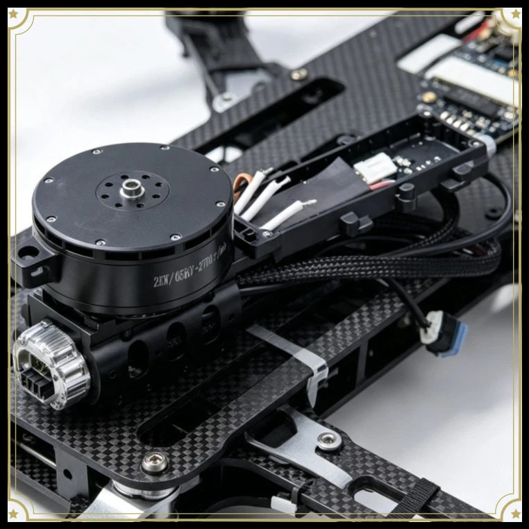 T20S 65KV FOC Disc Brushless Outrunner Motor, High Power Plant Protection Motor for Quad Hexacopter Agricultural
