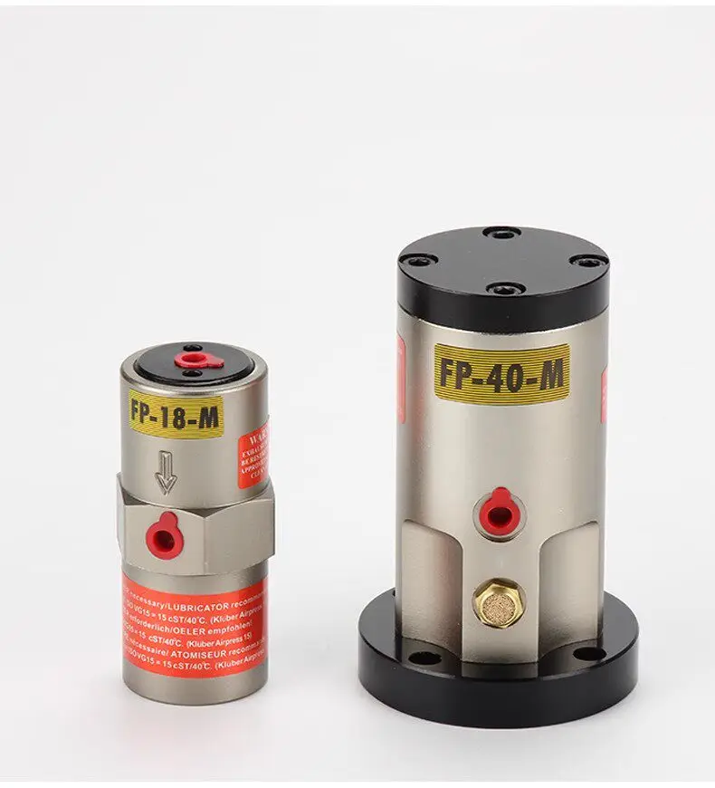 DiYi FP-12-M/18-M/25-M/32-M/40-M Pneumatic Vibrator Kit Industrial Air Hammer for Silo Clearance Bulk Material Handling