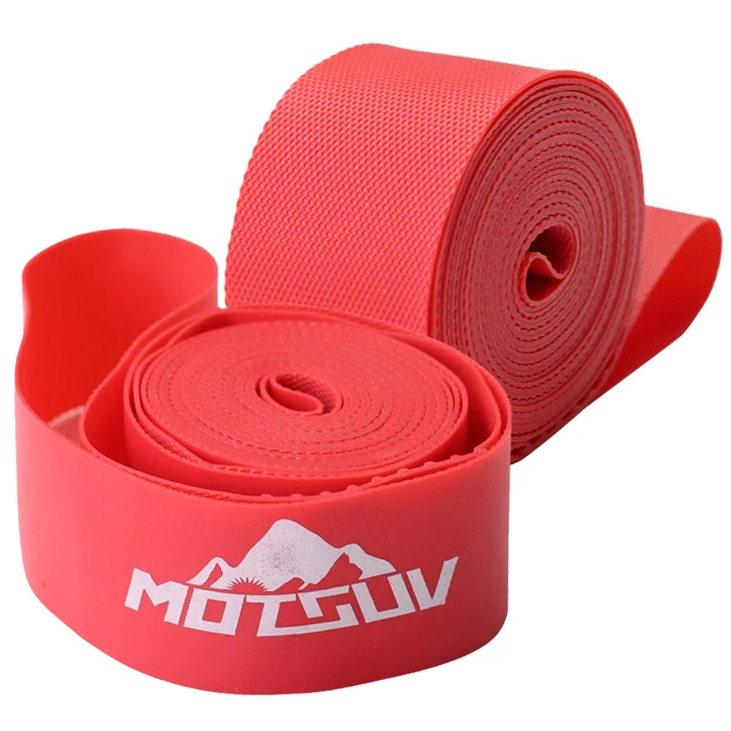 MOTSUV 1pcs Bicycle Tube Premium PVC Rim Tapes Strips MTB Mountain Bike Road Bike Folding Tire Liner Cover 26 27.5 29 700c Inch