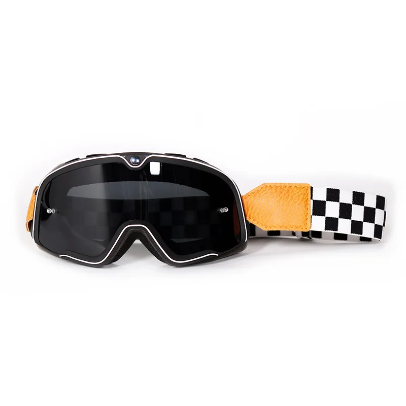 

Motorcycle Goggles Retro Motocross Glasses Scooter ATV Skiing Sunglasses Eyeglasses Anti-Ug Racing Cafe Racing Mountain Bike ATV