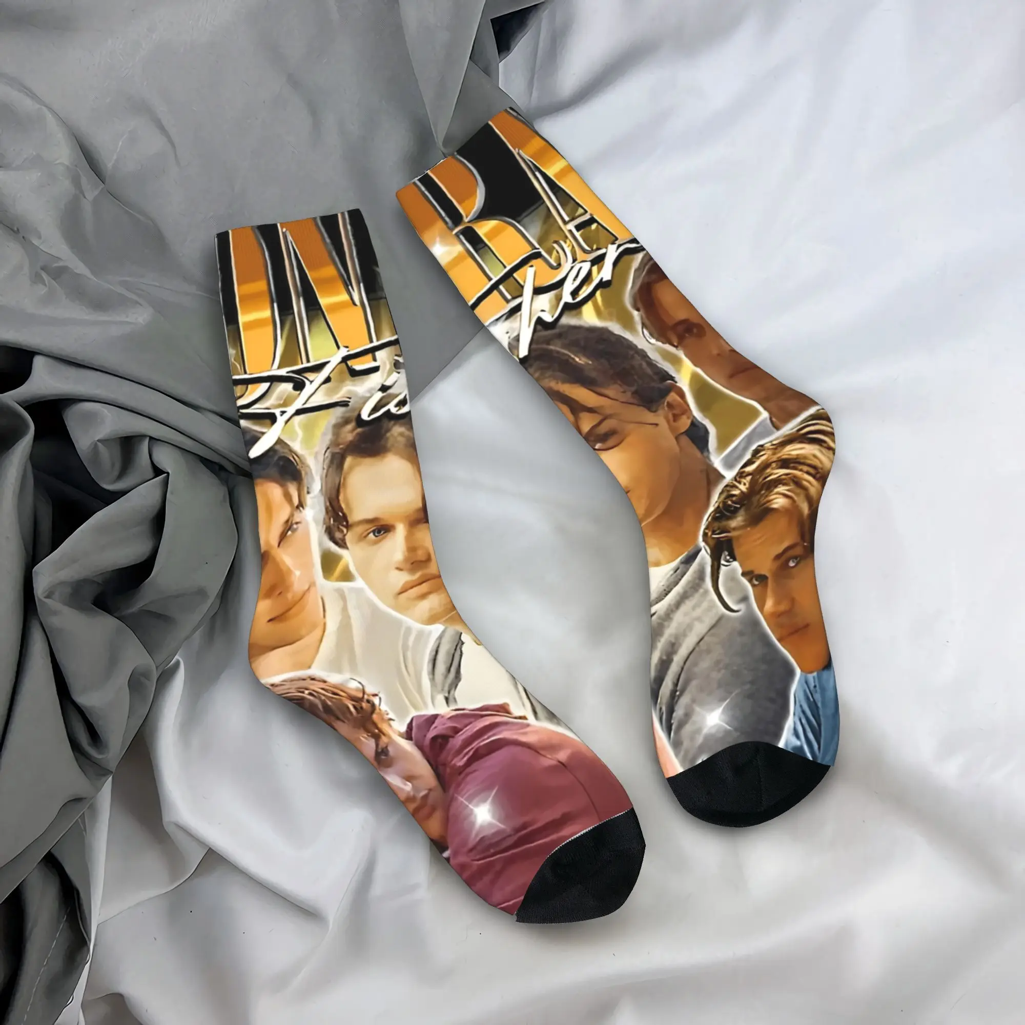 

Conrad Fisher Turned Pretty Socks, чулки с узором, нескользящие мужские носки, высококачественные весенние корейские спортивные носки на открытом воздухе