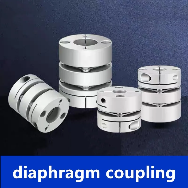 CSCA Single Diaphragm Coupling, Elastic Aluminum Alloy, for Servo Stepper Screw Motor Keyway Coupling Outer Diameter:19*20mm