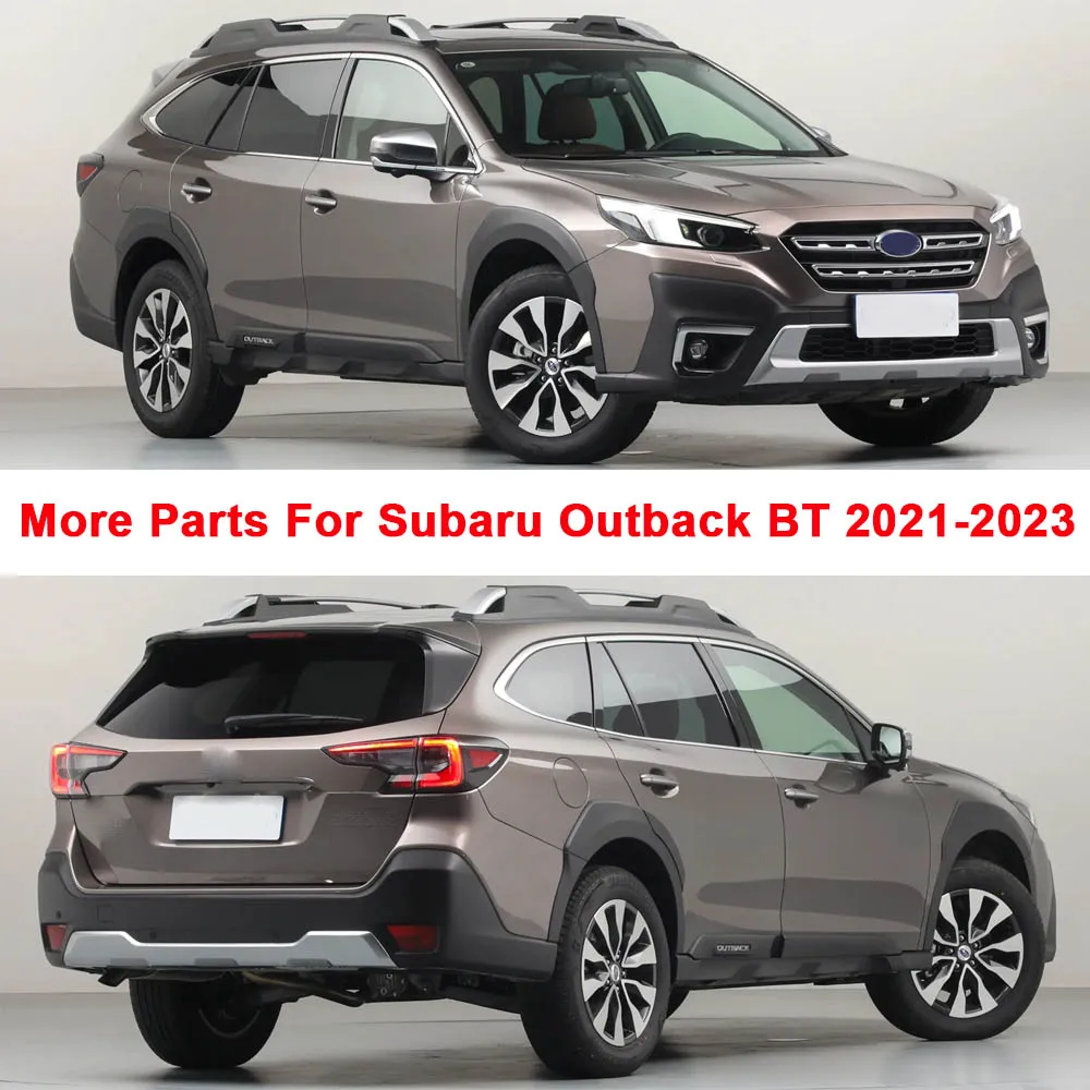 For Subaru Outback BT 2021 2022 2023 ABS Door Body Strip Handle Bowl Cover Mirror Fog Light Frame Fuel Tank Cap Trim Accessories