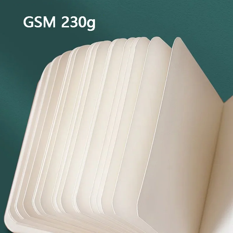 دفتر رسم بألوان مائية سميكة ورقة جيب كراسة الرسم GSM 230 جرام علامة ورق طلاء أكريليك لوازم فنية