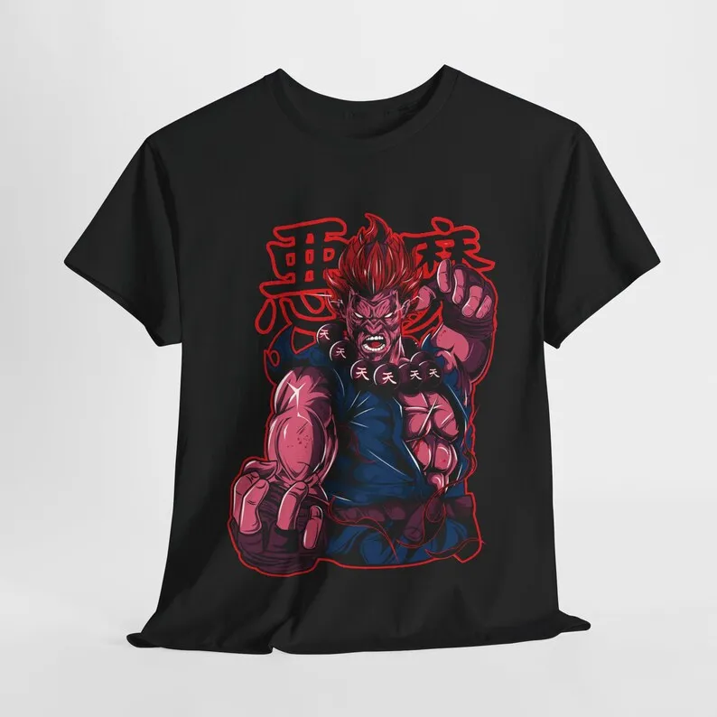 Street Fighter Akuma Shirt, Video game, Anime Clothing