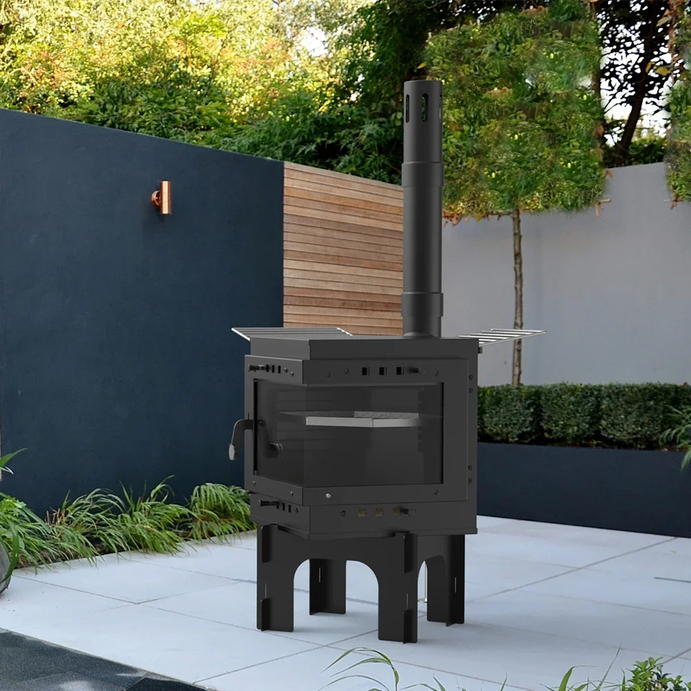 Top quality garden stove outdoor freestanding wood fireplace wood burning stove