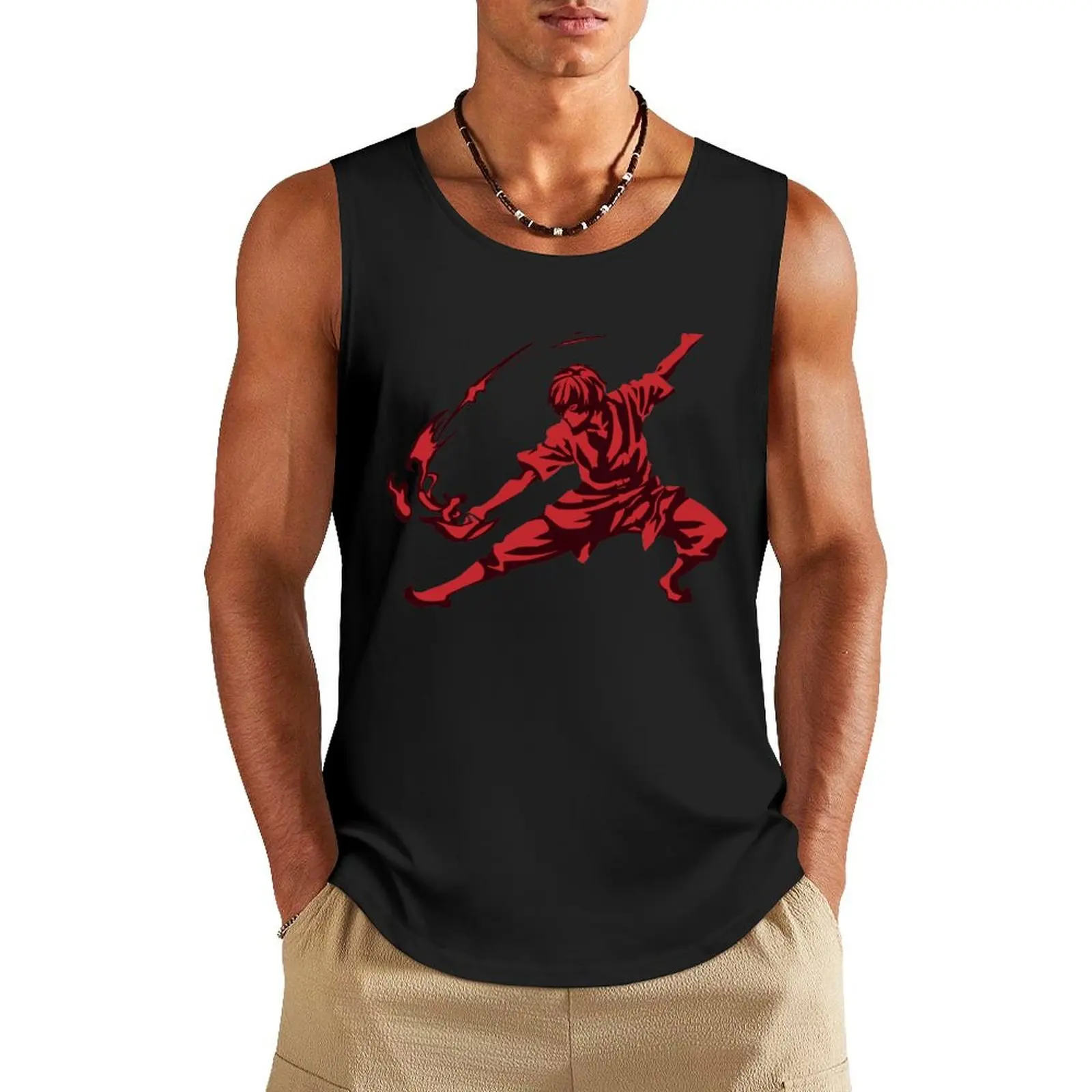 

Zuko Avatar Tank Top gym clothes men sleeveless vests Vest