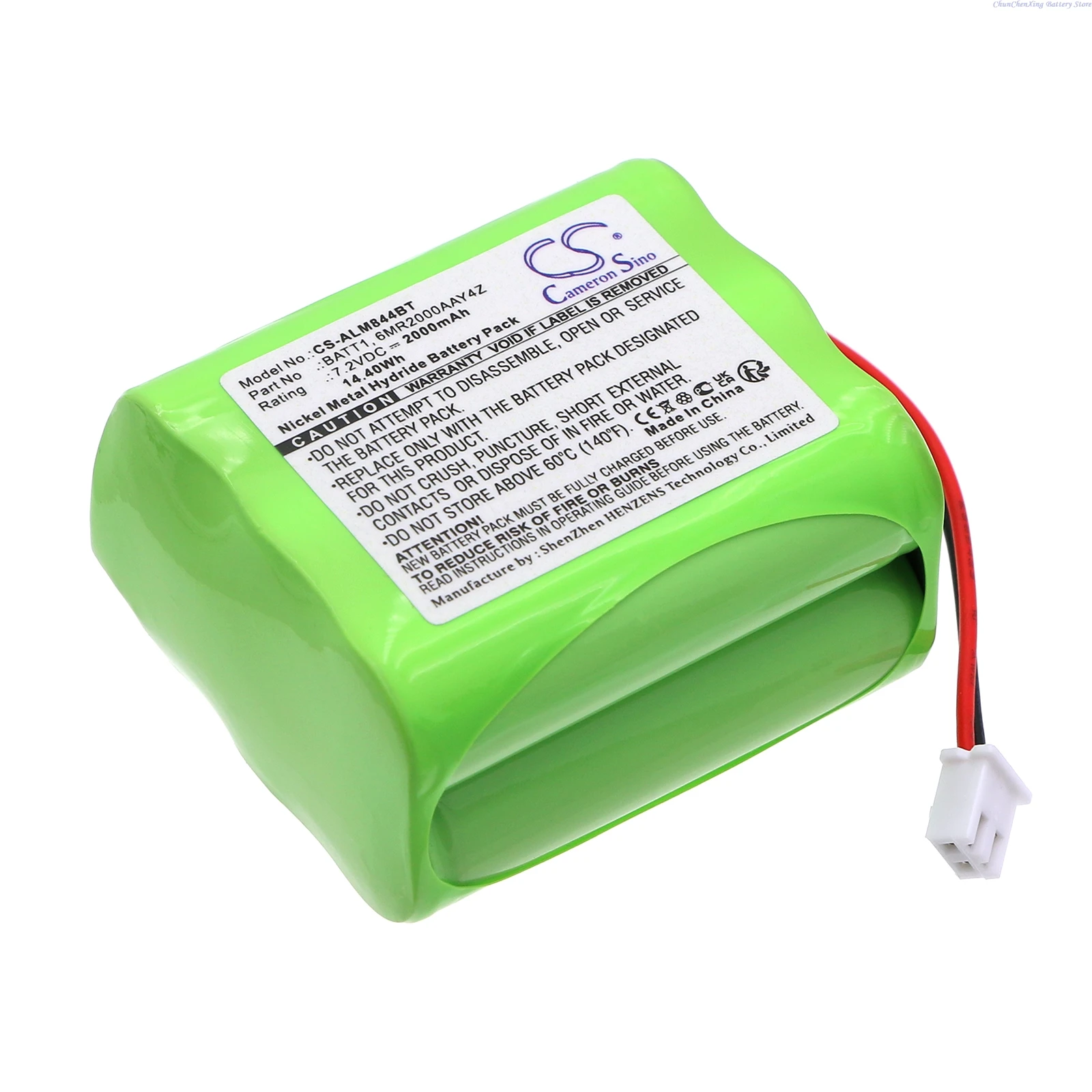 

7.2V 2000mAh Alarm System Battery for Linear Corp PERS-4200, For 2GIG GC2 Panel GC2e 2GIG-GCX 2GIG-CP11-345E Go Control panels
