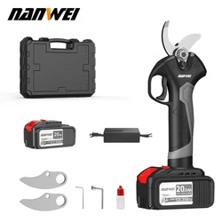 NANWEI Codless Scissors Brushless Garden Pruner  Cutting Tool Garden Scissors