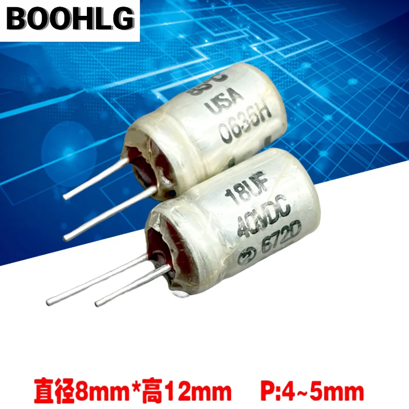 5PCS SPRAGUE Sibi 672D 18uf 186 40v Fever Audio Electrolytic Silver Tantalum Capacitors