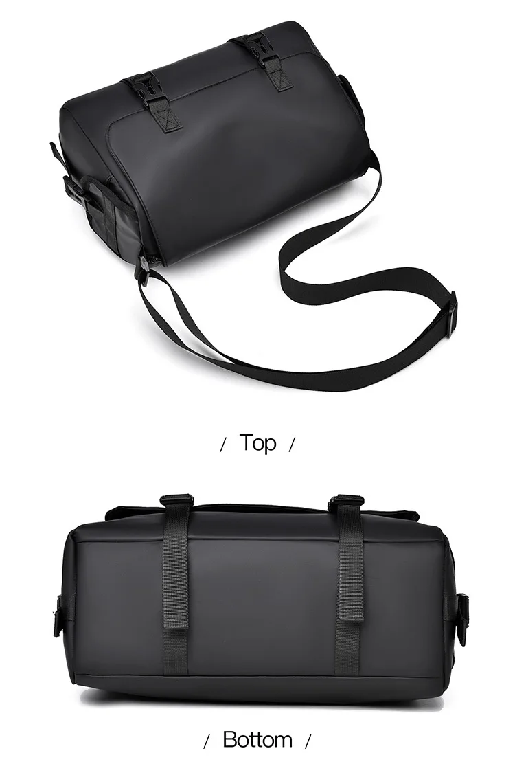 Men's Crossbody Bag Made of PU Fabric, Trendy and Fashionable, Shoulder Bag, Casual and Large Capacity Workwear Style Mens Bag