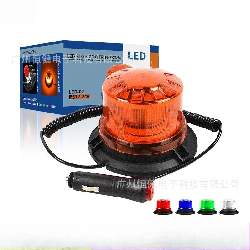 2025 رافعة شوكية قابلة للتطبيق LED تحذير 24LED ضوء فلاش سيارة ستروب سقف سيارة سلامة حافلة مدرسية مصباح إشارة