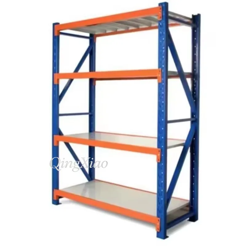 Industrial Heavy Load Boltless Metal Shelf Durable Longspan Warehouse Storage Rack Quick Installation For Cargo Organizing Using
