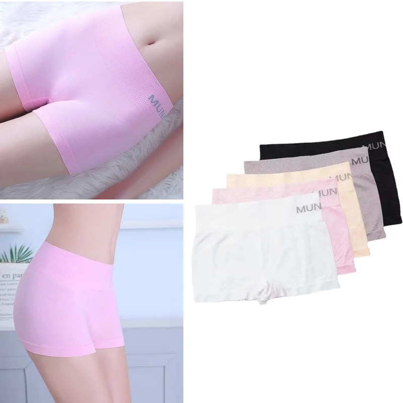 

Women's Seamless Safe Short Short Tights for Women Safety Pants Under Shorts Women Leggin Shorts Style Boxer String Femme Sexy