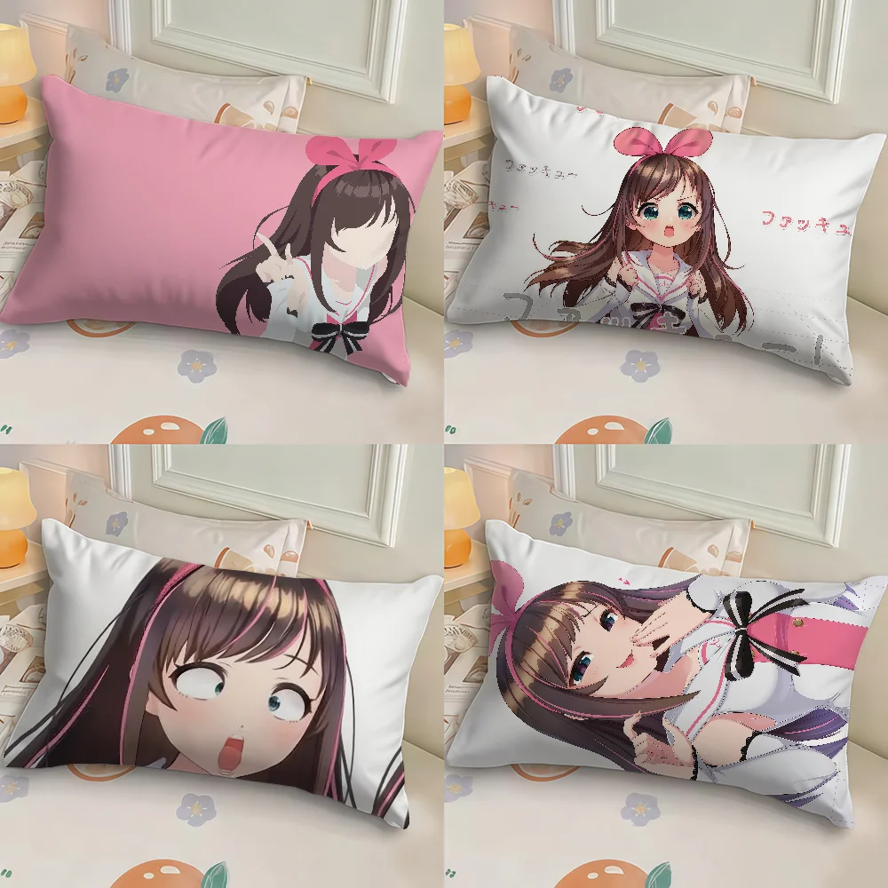 A-AI K-Kizuna наволочка аниме домашний декор для девочек диван спальня автомобиль прямоугольник V-VTuber милая двусторонняя наволочка A-AI K-Kizuna наволочка аниме домашний декор для девочек диван спальня автомобиль прямоугольник V-VTuber милая двусторонняя наволочка