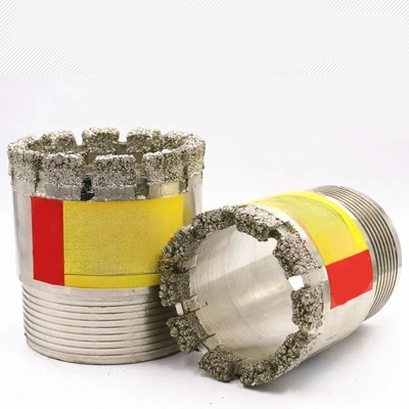 

Diamond electroplated drill bit specially used for granite limestone hard strata imported sand 75-170mm drilling drill bit