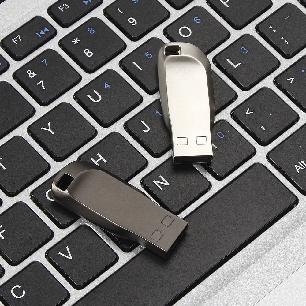 NEW Metal USB Flash Drive 2.0 High Speed 128GB 64GB 32GB 16GB 8GB Cle USB 2.0 Flash Pendrive 64GB 128GB Key Chain 2.0 Stick Pen