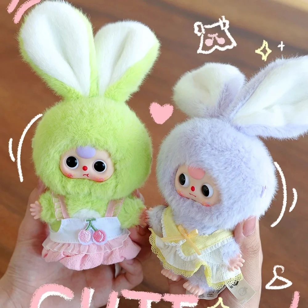 

2025 NEW Baby Three Macaron Mini Little Rabbit Series Blind Box Tide Play Ornament Bag Pendant Cute Doll Toy Kid Birthday Gift