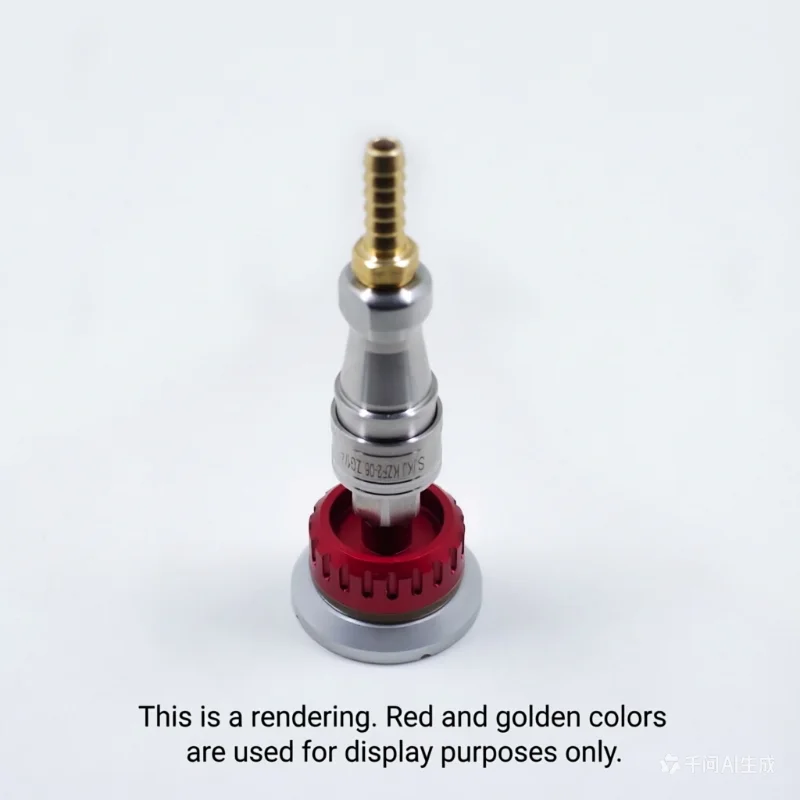 Fast self locking valve stainless steel metal Vacuum hydraulic valve  resistant to high temperature and high pressure
