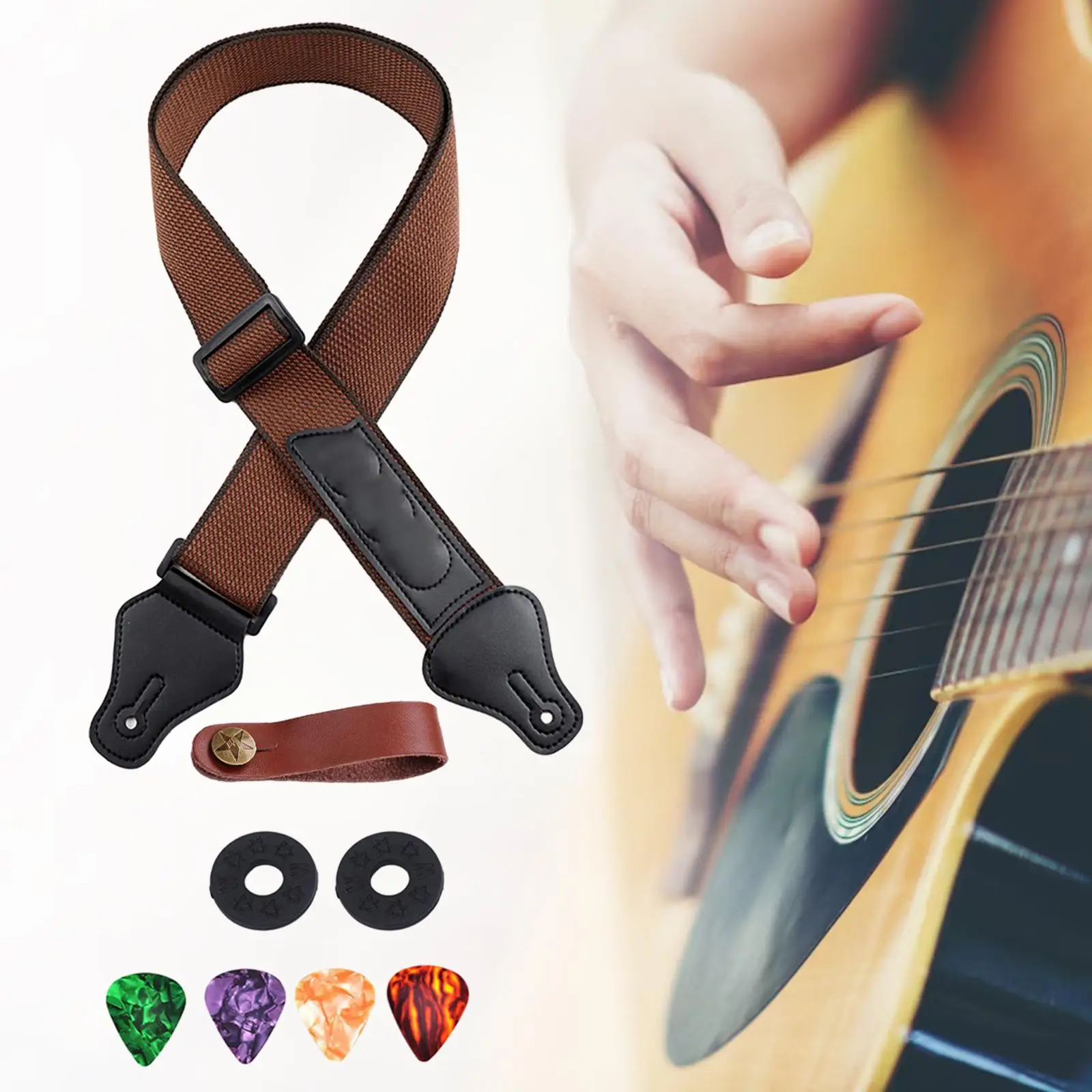 Electric Guitar Strap Instrument Accessories Entertainment Professional for