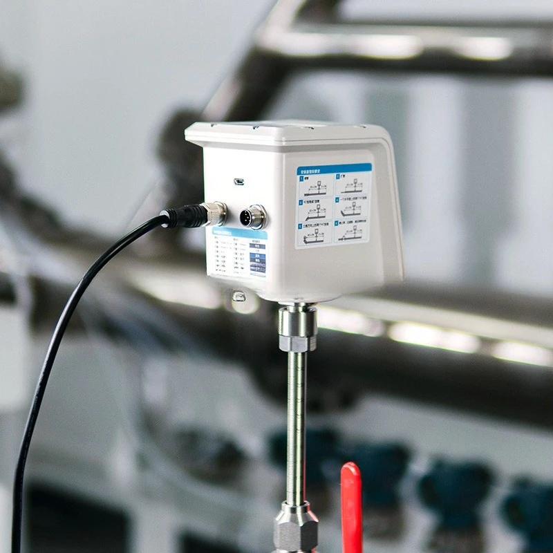 F201A-W plug-in leather tube differential pressure flowmeter F201B-W plug-in non-stop gas belt