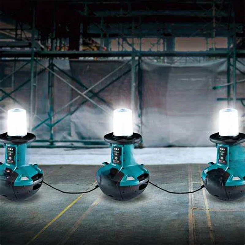 

Светодиодное освещение для больших площадей с зарядкой 10G, 18В, для улицы, 40В, AC/DC, с функцией вращения.