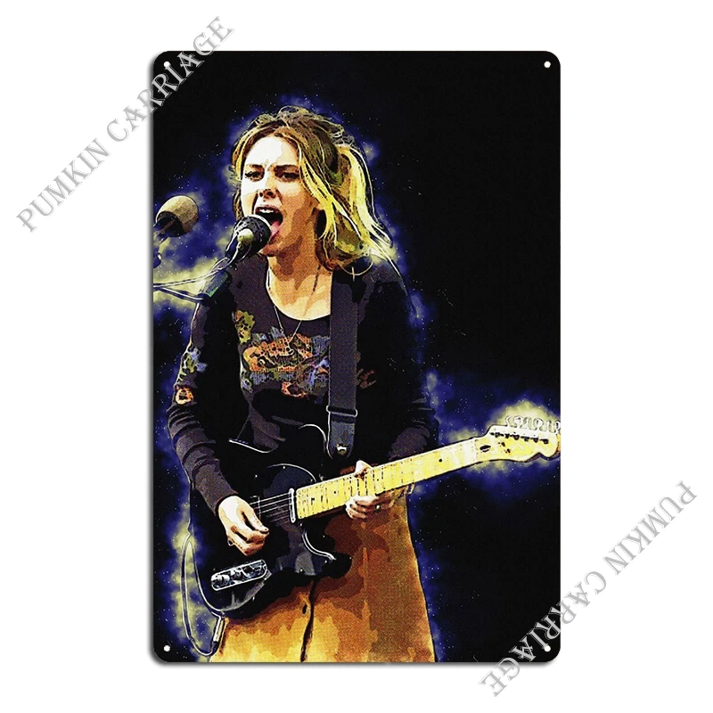 Spirit Of Ellie Rowsell Metal Sign Print Funny Rusty Garage Garage Tin Sign Poster