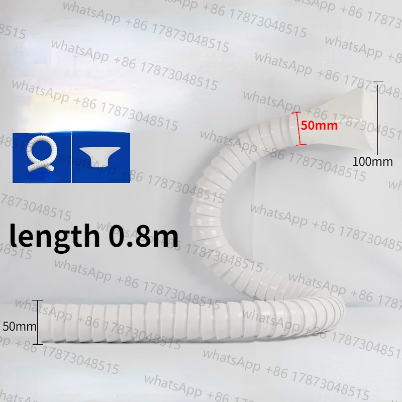 1 x flexibles Rauchabzugsventilatorrohr mit runder Haube zum Löten von Rauchabsaugern, industrielles Rauchabzugssystem