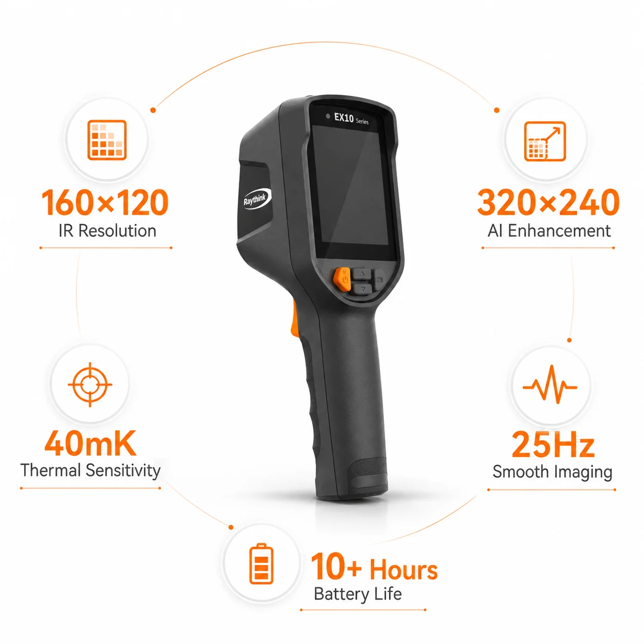 Raythink Ex10 Thermal Imager A - Nf 521 Thermal Imaging Camera ulasan dan harga