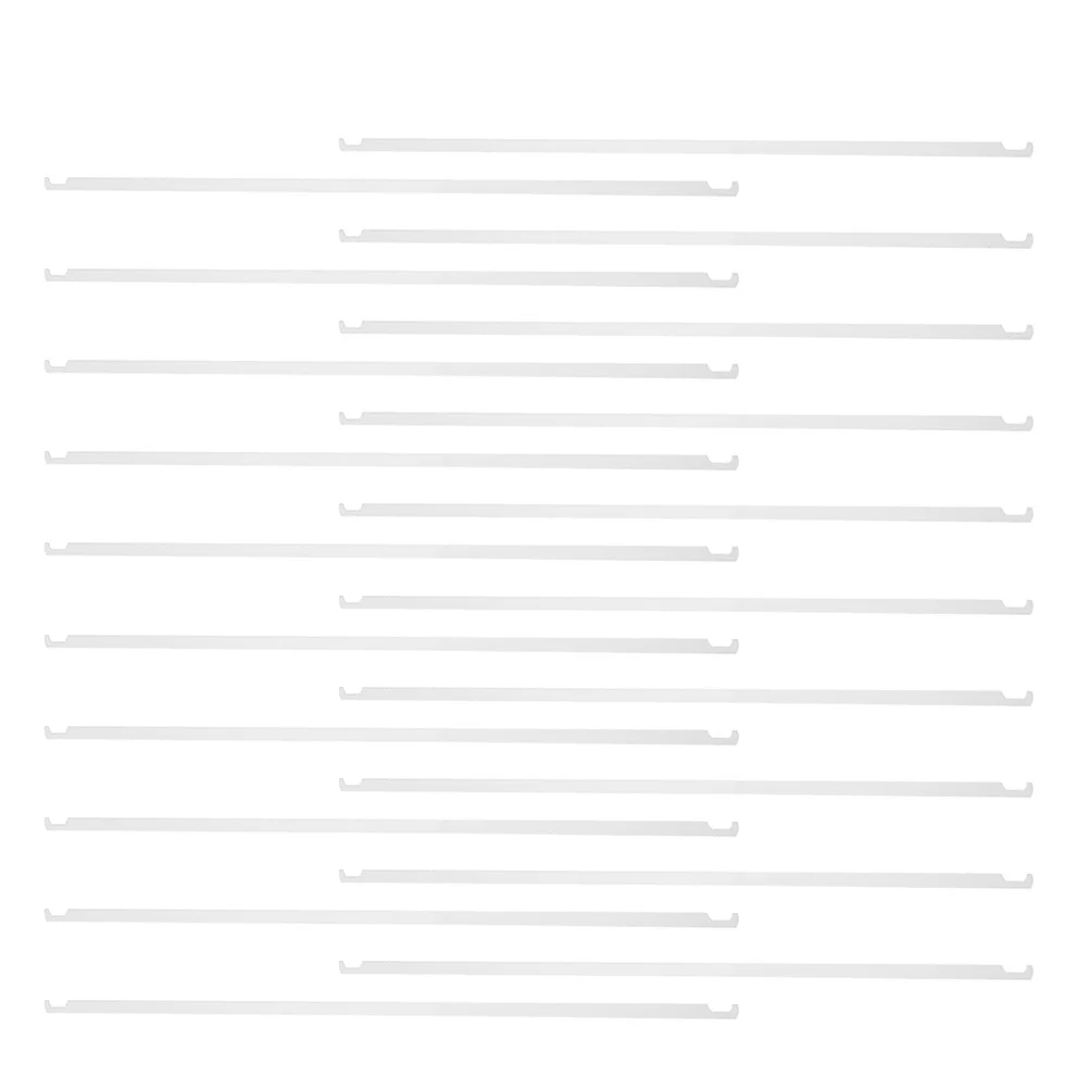 20 шт., подвесные стержни для файлов, металлические зажимы для папок, офисный органайзер, держатель для документов, перегородки для хранения файлов, подвесные папки, принадлежности