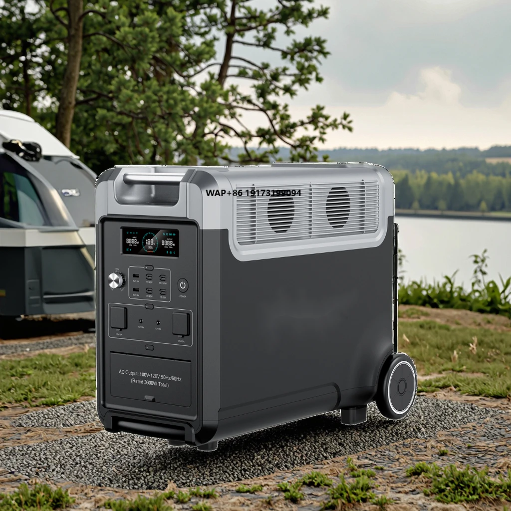 

RV 12v Power Station 3600W Rechargeable Solar Power Station Lithium Battery Maximum Series Capacity 20000w